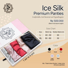 Muat gambar ke penampil Galeri, Ice silk seemless panties B&#39;Slim 1box isi 5
